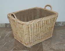 Cesto portalegna giunco con