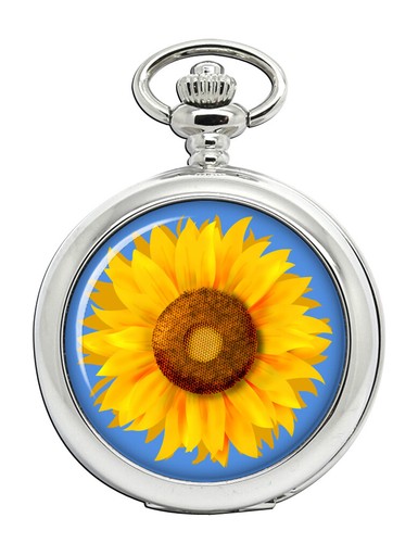 Girasole orologio tasca - girasole, da