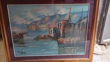 Quadro olio tela - olio, su
