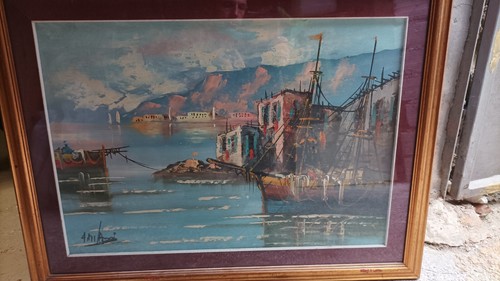Quadro olio tela aldo - olio,