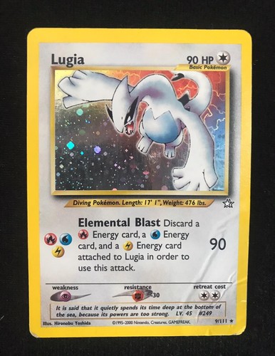 Pokemon tcg lugia rare holo - lugia,