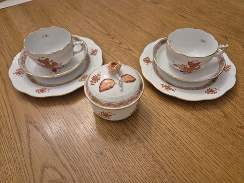Herend set orange appony - herend, 2