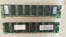 512MB (2 X 256MB) RAM PC133 168-PIN SDRAM MEMORIA RAM vintage PC DESKTOP dual