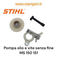 Pompa olio vite senza fine