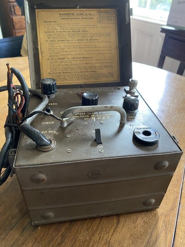 Ww2 military radio wavemeter - radio,