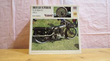 CARD EDITO-SERVICE / DE AGOSTINI : BROUGH SUPERIOR SS100 ALPINE GS 1000CC [EP10]