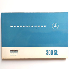 Manuale uso e manutenzione Mercedes 300 SE W112 aletta posteriore Fintail (1964) DE EN SE DN NL