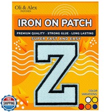 Toppe Ferro su Lettere - Patch