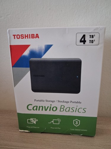 Toshiba canvio basics - toshiba, 4tb