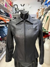 Conbipel Giacca In Vera Pelle Donna Woman Tg42 Nero AM26