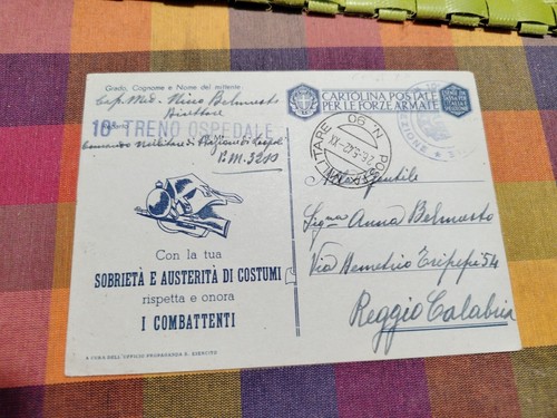 Posta militare treno - posta,