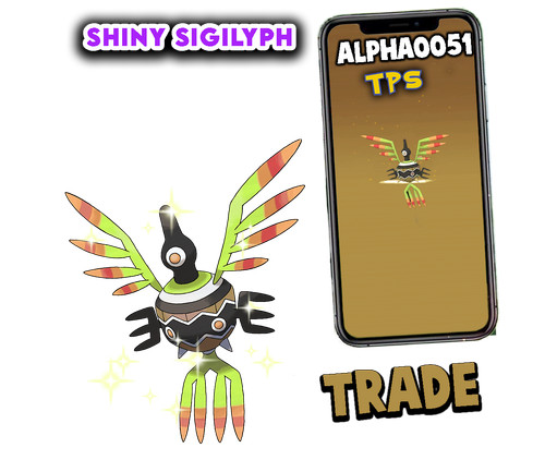 Pokemon shiny sigilyph - pokemon,