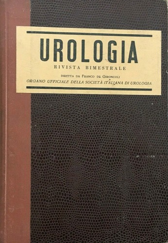 Urologia rivista trimestrale - urologia.,