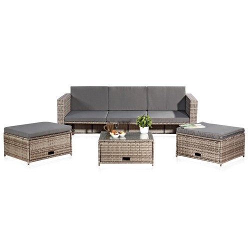 Set giardino polyrattan - giardino,