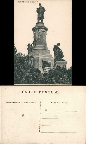 Cpa lille monument denkmal - lille,