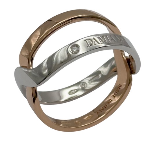 Anello damiani abraccio oro - anello,