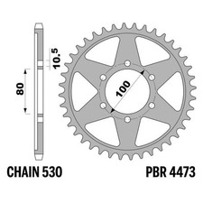 Corona PBR Z40 denti passo 530
