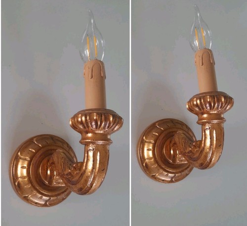 Applique legno oro - in,