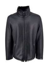 Uomo Giacca IN Pelle Di