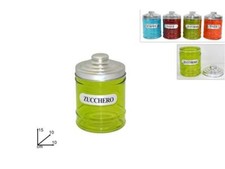BARATTOLO VETRO COLORATO CON