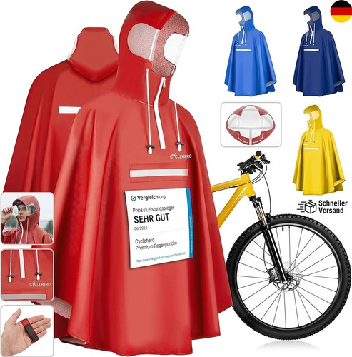 Cyclehero poncho antipioggia - cyclehero,