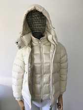 giubbotto moncler brique bianco donna taglia:00/XS 1450 euro
