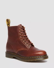 DR.MARTENS -  ANFIBIO  8 FORI NERO 1460 PASCAL  PELLE AMBASSADOR MARRONE