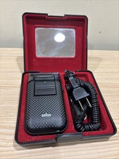 Rasoio elettrico vintage anni 70 Braun Micron 5422 U in custodia