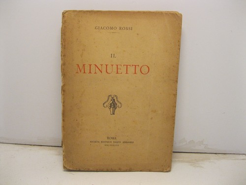 Rossi giacomo minuetto - giacomo,, il