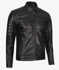 Offerta giacca uomo pelle nera - uomo,