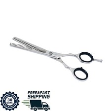 Forbici Doppio Dentata da Barbiere Per Sfoltire capelli Mis 6” Acciaio inox