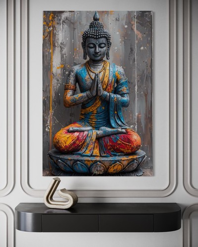 Quadro tela buddha - tela,