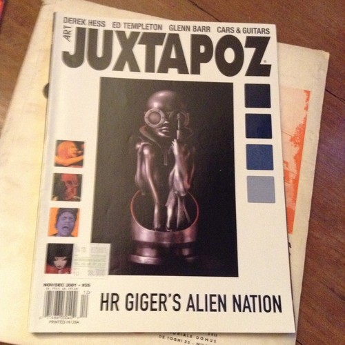 Juxtapoz 2001 hr giger - n°35,