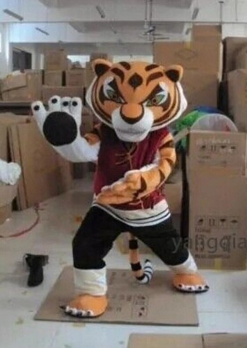 Costume mascotte tigre kung - mascotte,