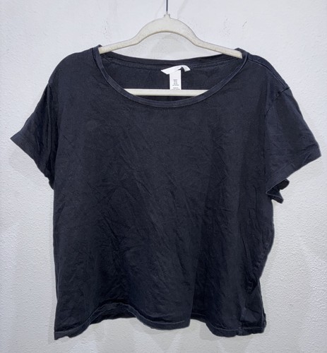 Shirt donna nera manica - h&m,