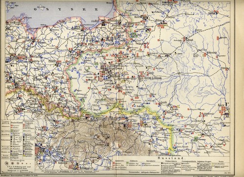 Antica mappa 1901 dislocazioni - mappa,