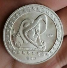 MEXICO 1/2 OZ 1992 SILVER