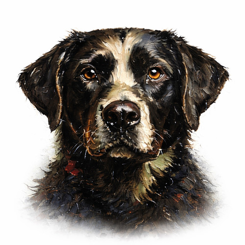 Quadro parete tela cane - quadro,