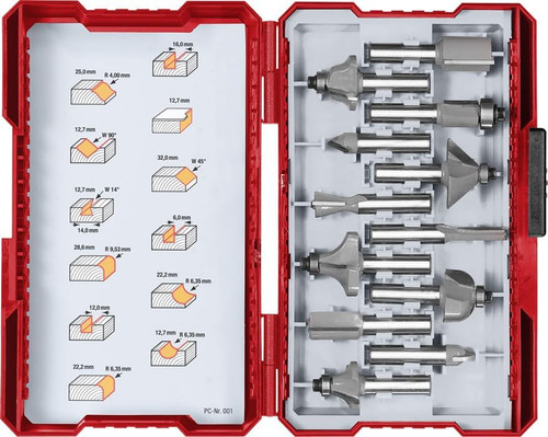 Set frese pezzi ø 8 - set,