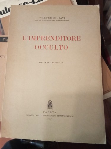 Walter bigiavi imprenditore - walter, l'imprenditore