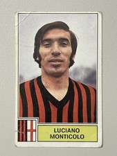 Edizione PANINI CALCIATORI 1971-72 figurina nuova LUCIANO MONTICOLO Milan