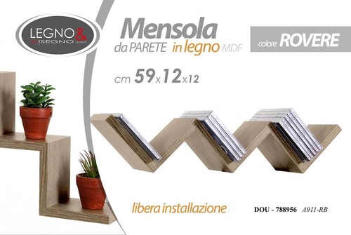 Mensola parete scaletta in - mensola,
