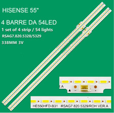 KIT 4 BARRE STRIP 54 LED TV