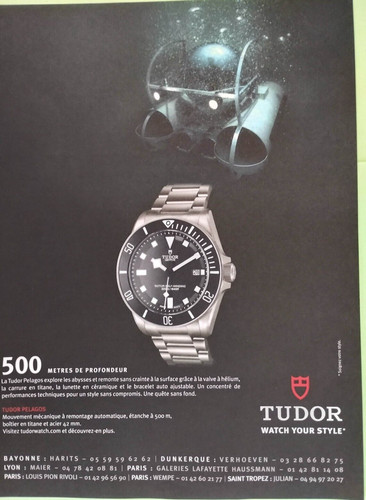 Pubblicità stampa orologio