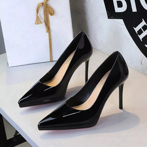 Decolte nere vernice eleganti - decolte,