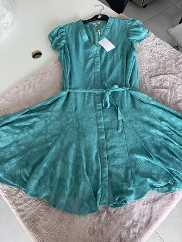 Vestido corto color - corto, de