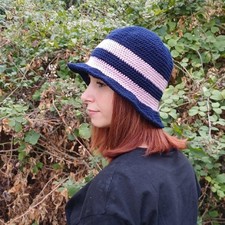 Winter Wool Crochet Bucket