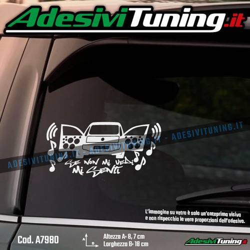 Adesivo fiat punto - adesivo,
