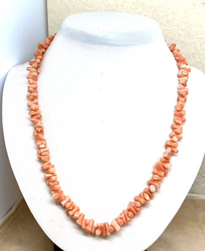 Collana tronchetti corallo - tronchetti, di