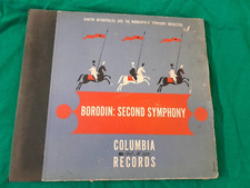 4 dischi 78 giri borodin symphony con espositore come nuovi